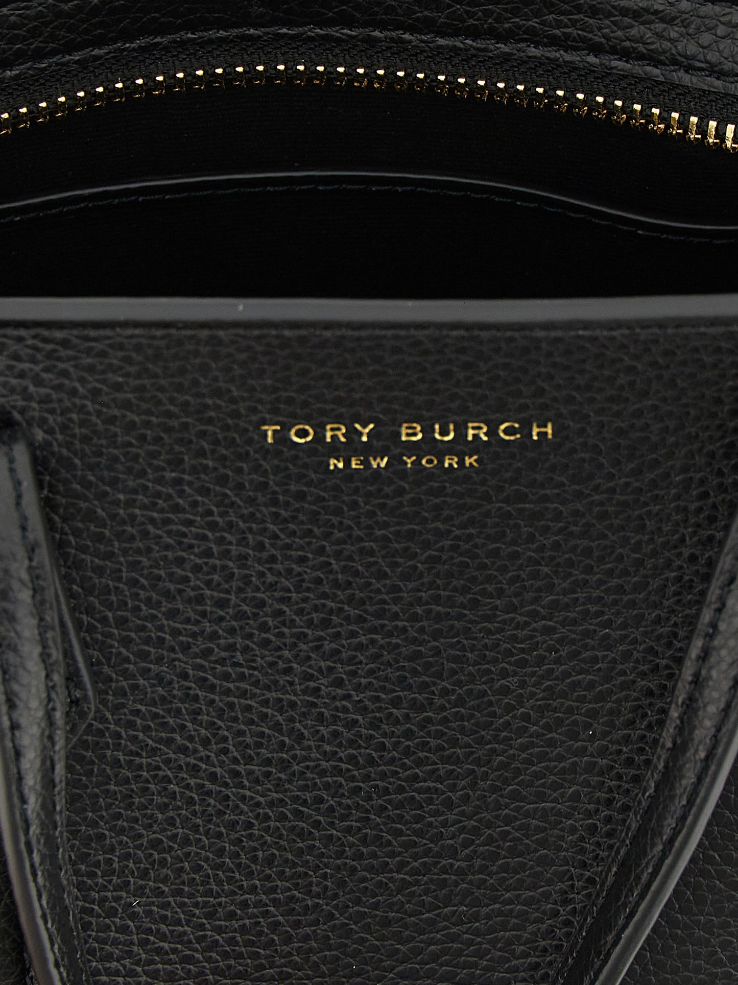 Bolso de mano Tory Burch de piel de vacuno negra