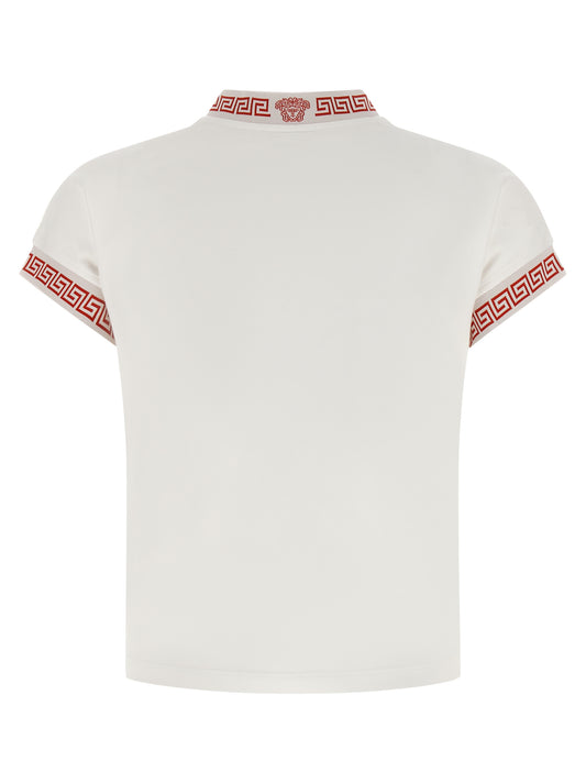 Camiseta Versace de algodón multicolor