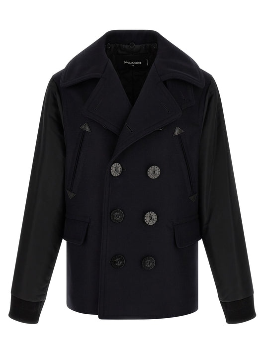 Abrigo Dsquared² de lana azul