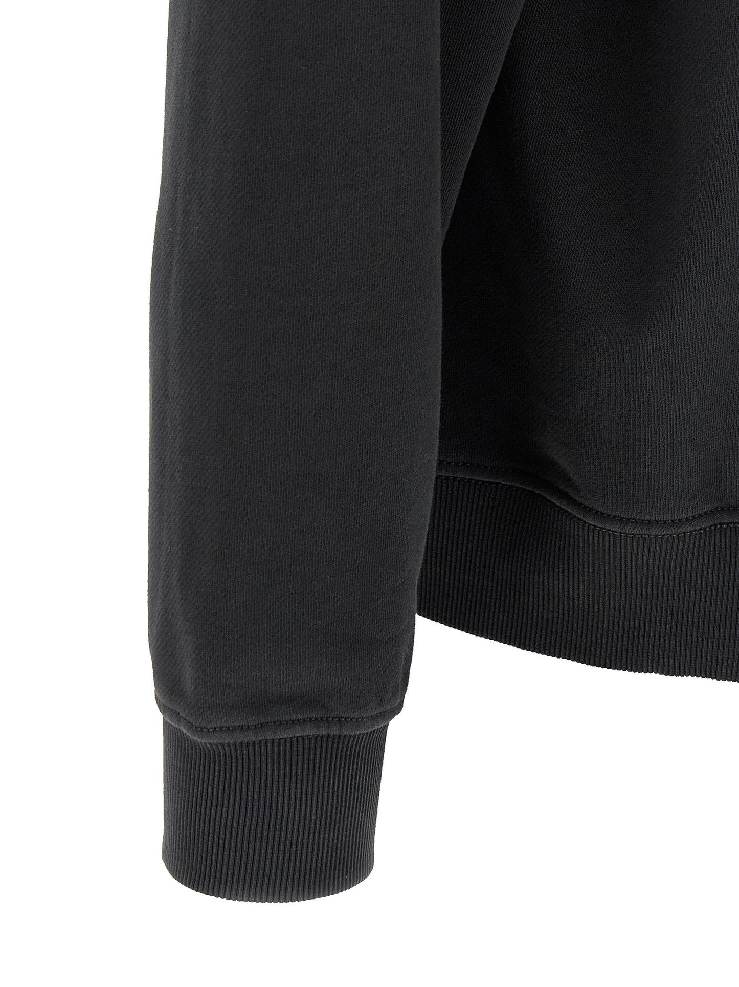 Sweat-shirt Diesel en coton noir à la coupe décontractée et au design unique