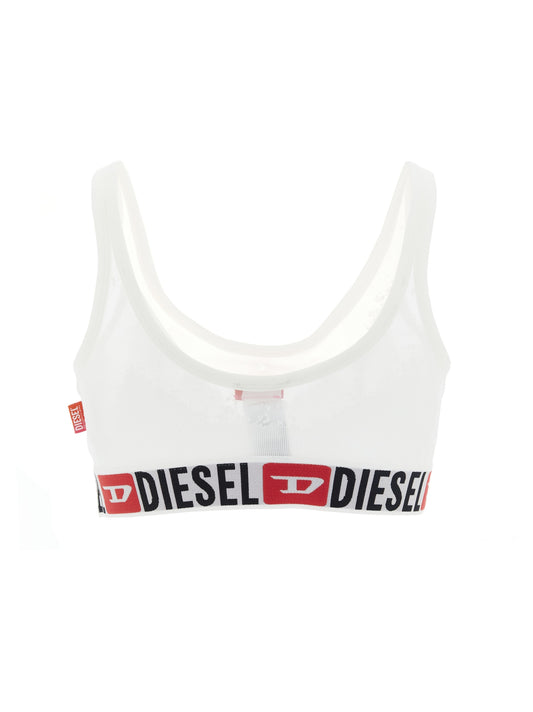 Sujetador Diesel de algodón blanco