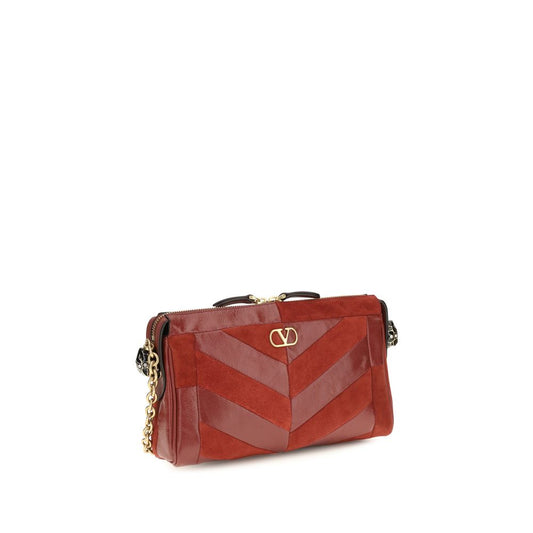Bolso de hombro Valentino Garavani de piel de becerro multicolor Bos Taurus