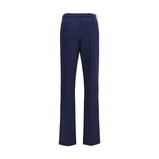 Pantalones Balenciaga Oves Aries de lana azul