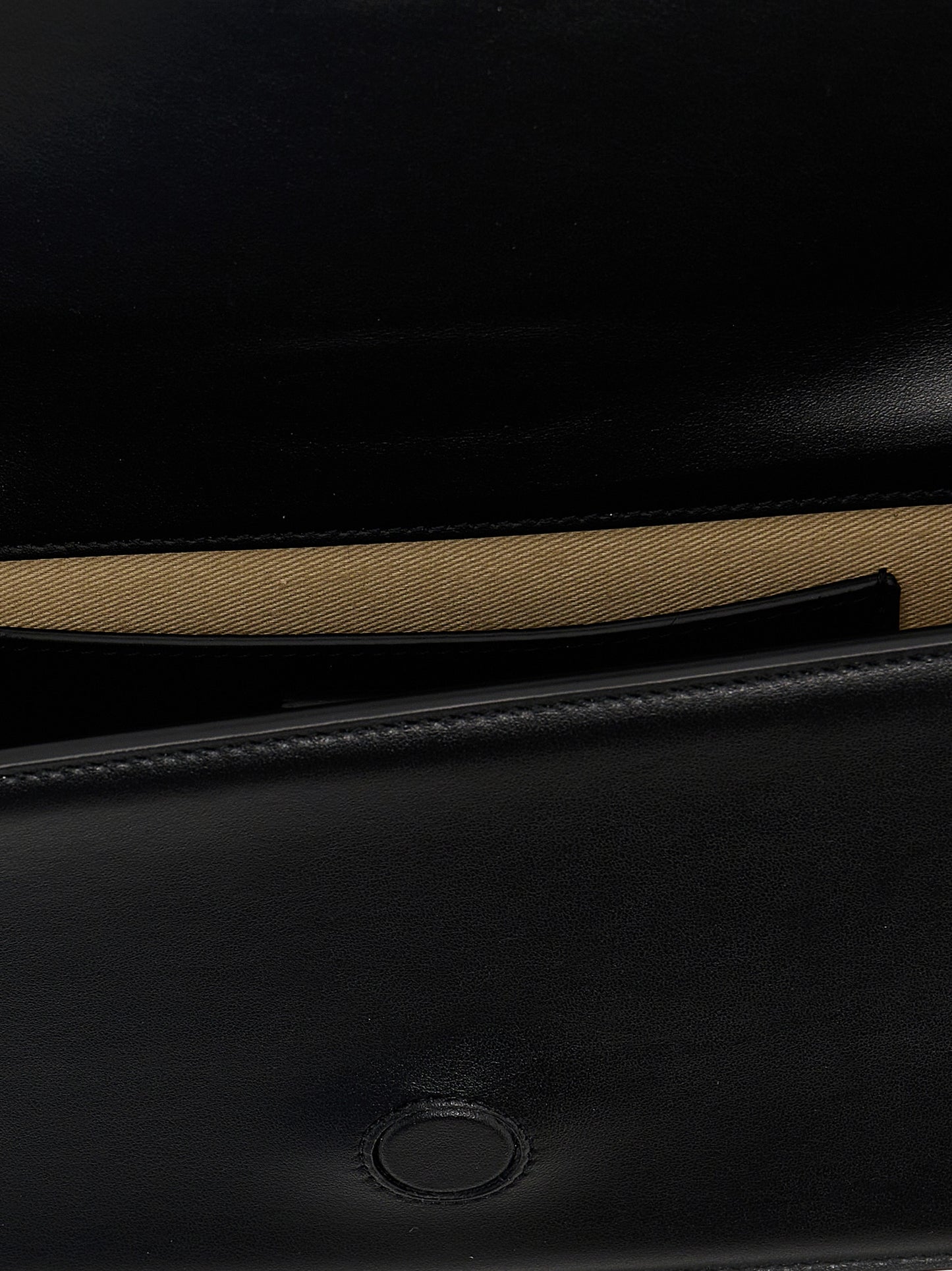 Sac à bandoulière en cuir noir Jacquemus modèle Le Bambino Long