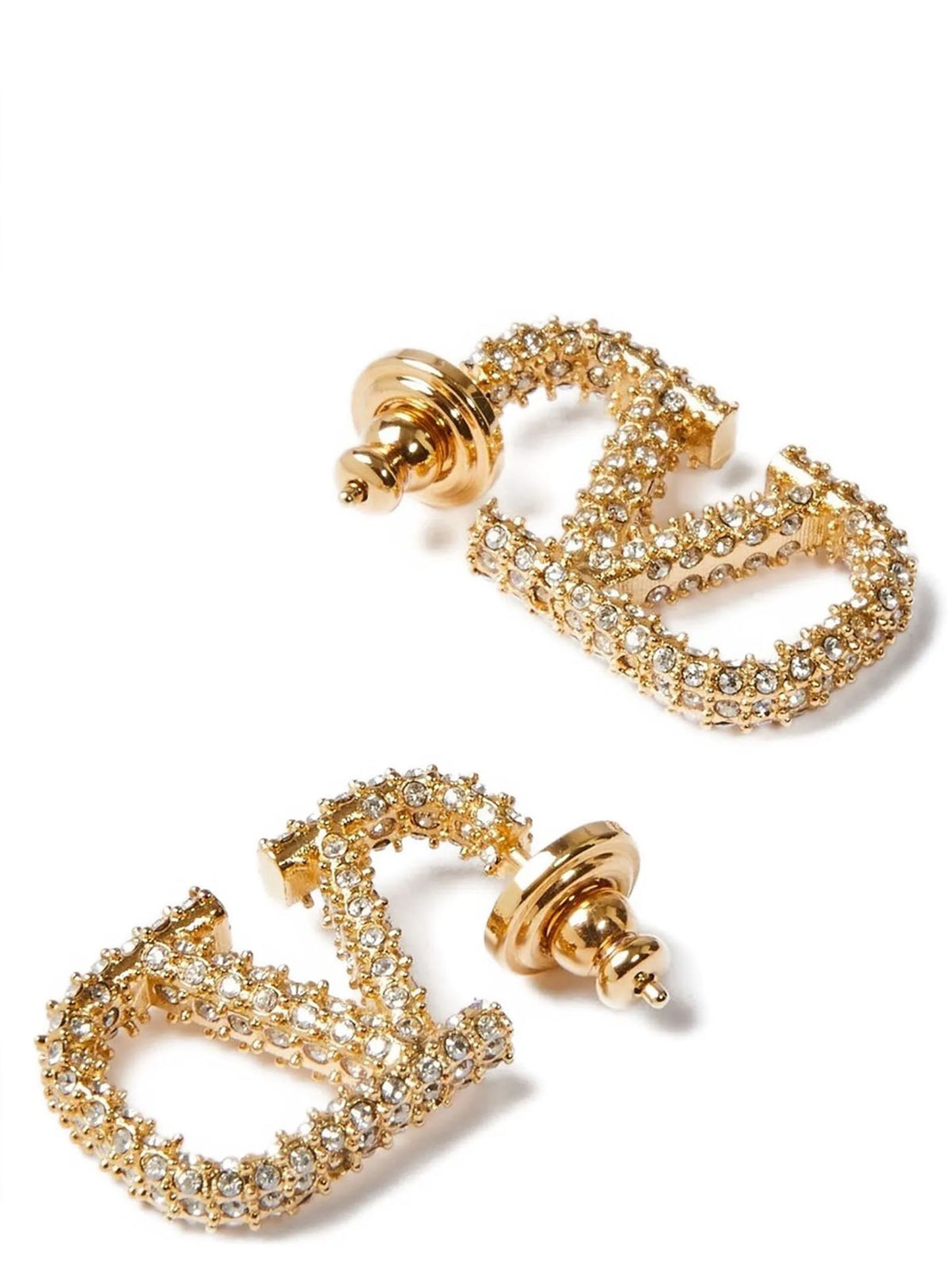 Pendientes Valentino Garavani de latón dorado