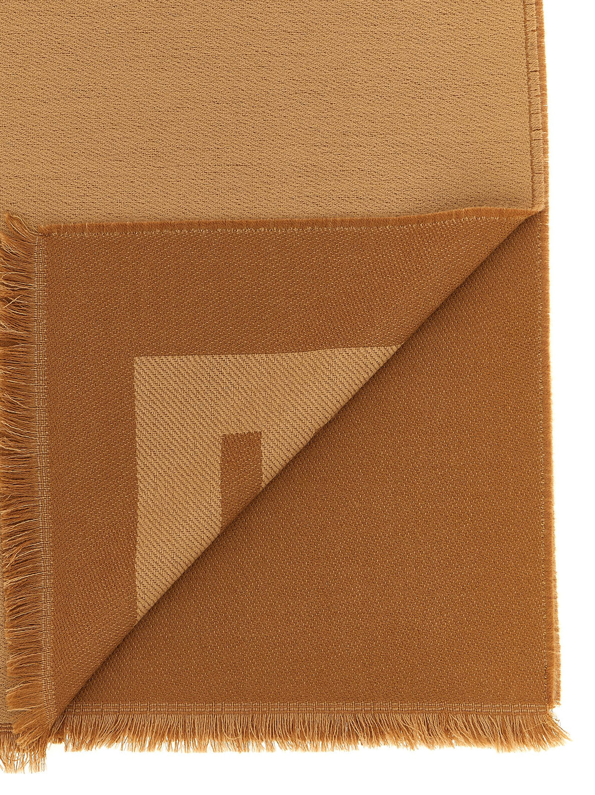 Foulard Fendi de Lana Virgen Confección Integral Marrón