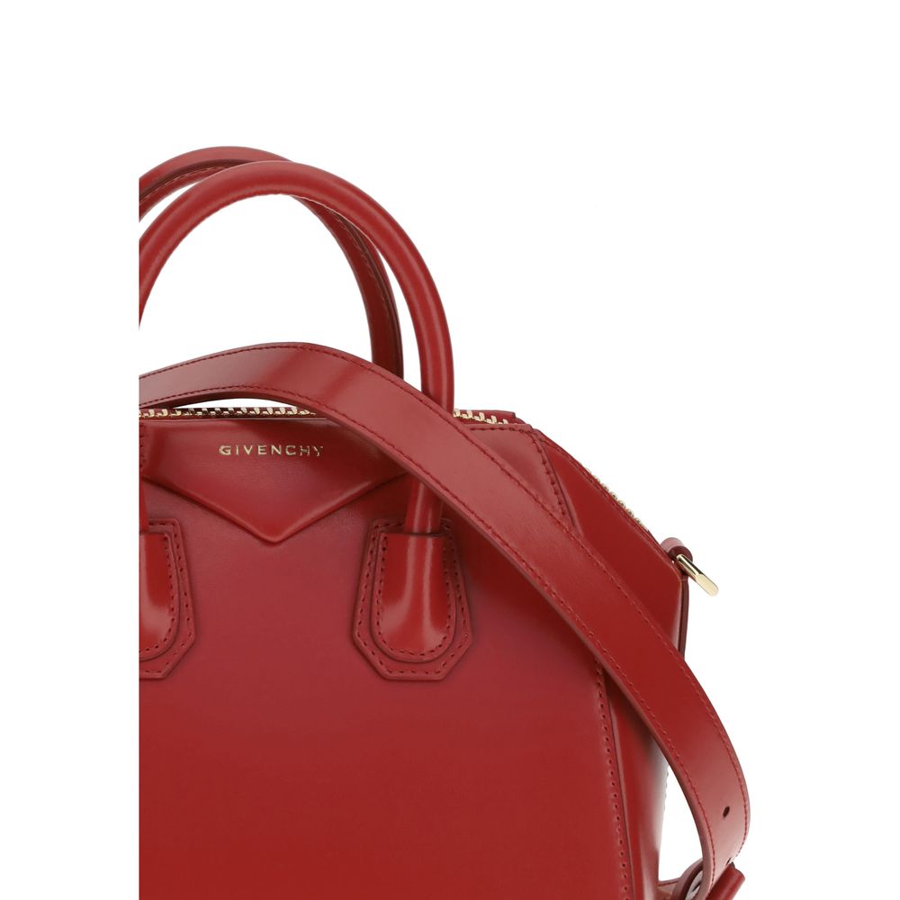 Givenchy Antigona Mini Red Bos Taurus Calfskin Bag