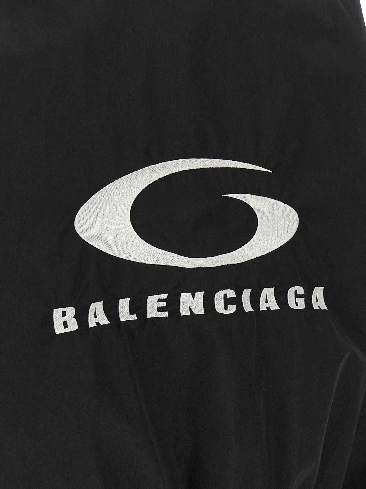 Veste Bomber en Coton Noir Balenciaga