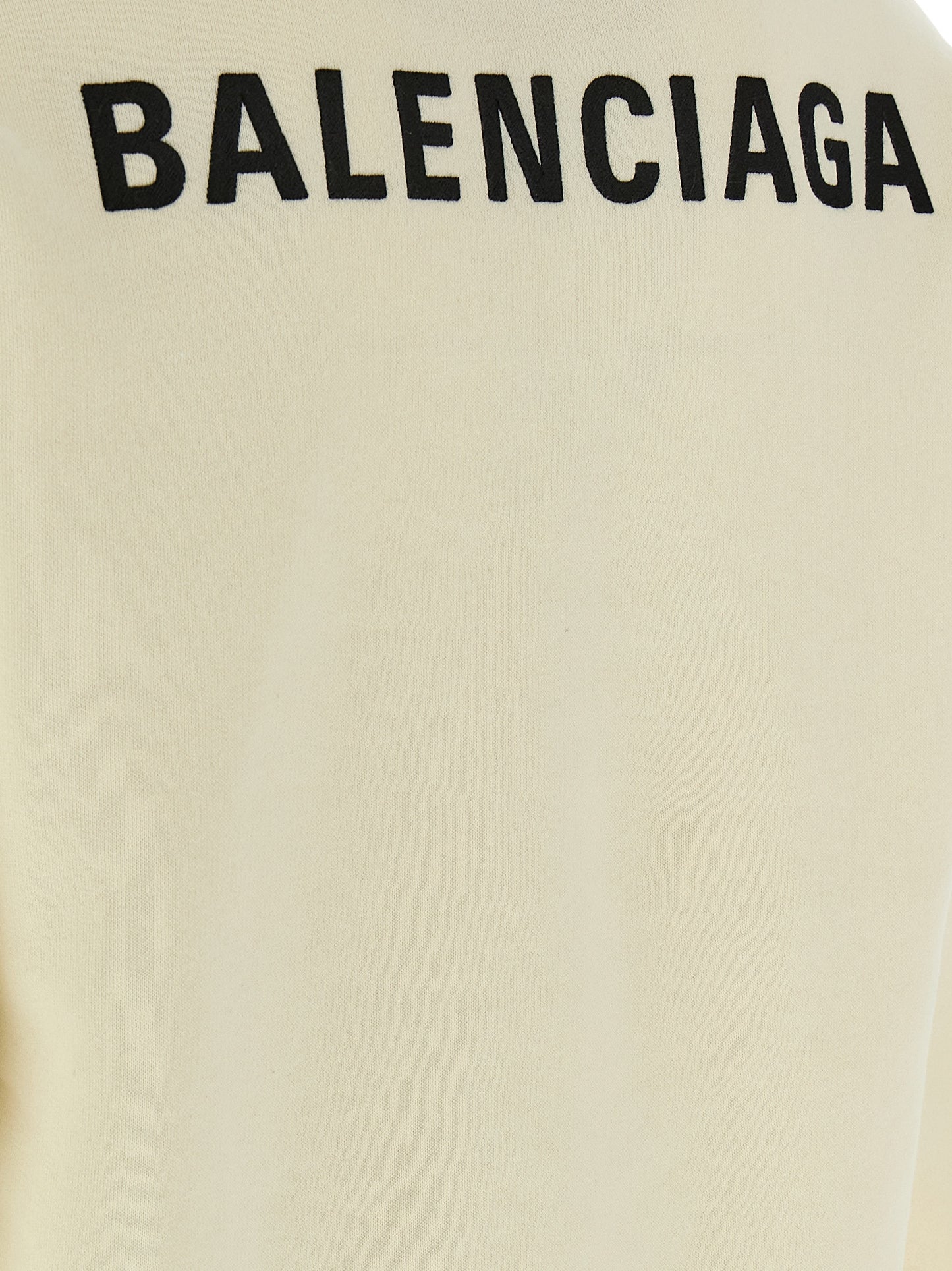 Sweat Balenciaga en Coton Coupe Urbaine Beige