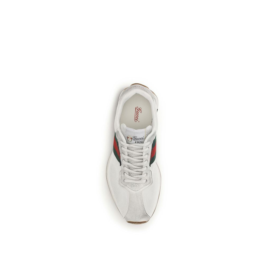 Gucci White Polyester Sneakers