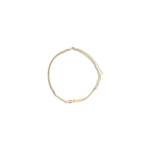 Cinturón normal Chloé de latón dorado