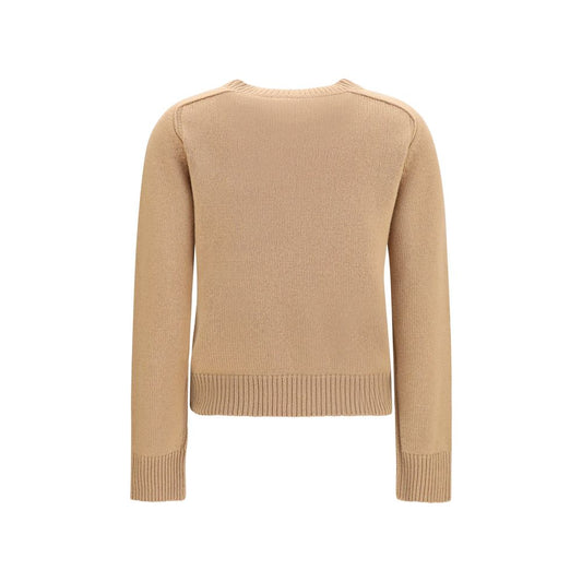 Suéter de cachemir beige de Burberry