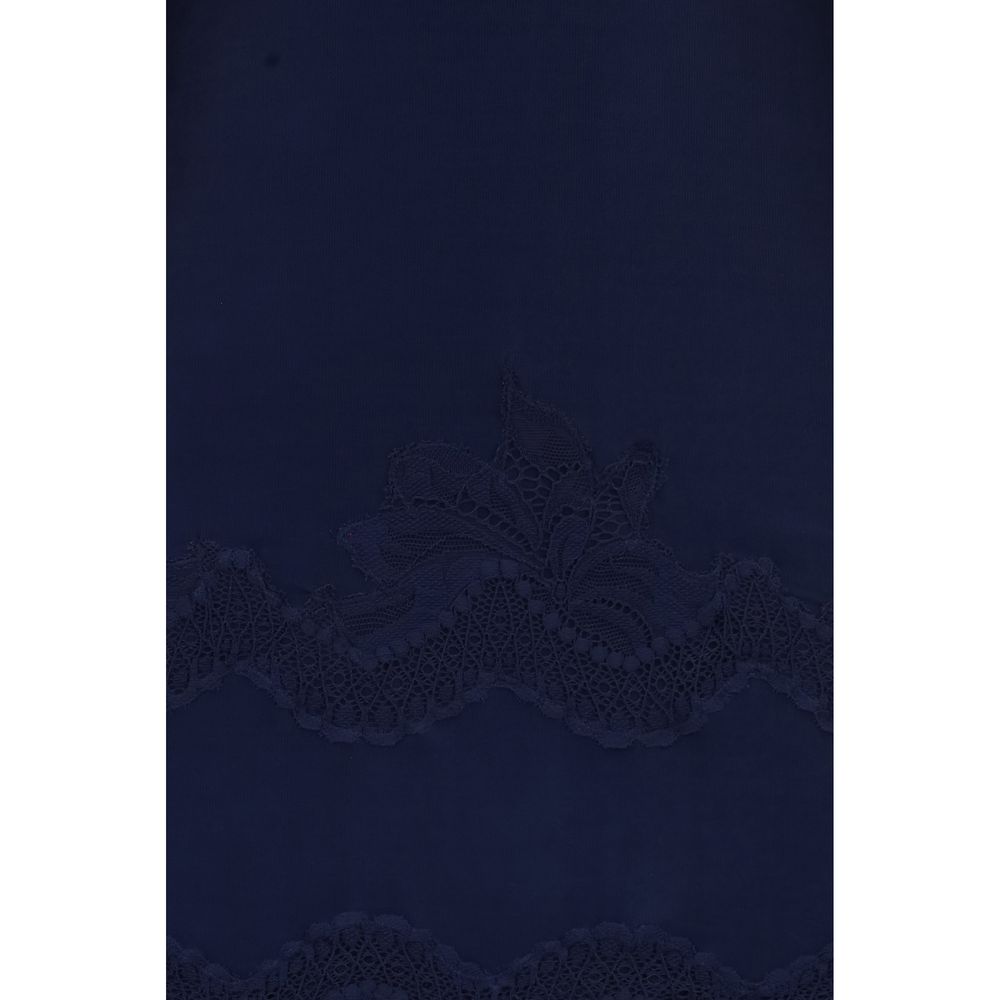 Rabanne Modern Collection Blue Polyamide Long Dress