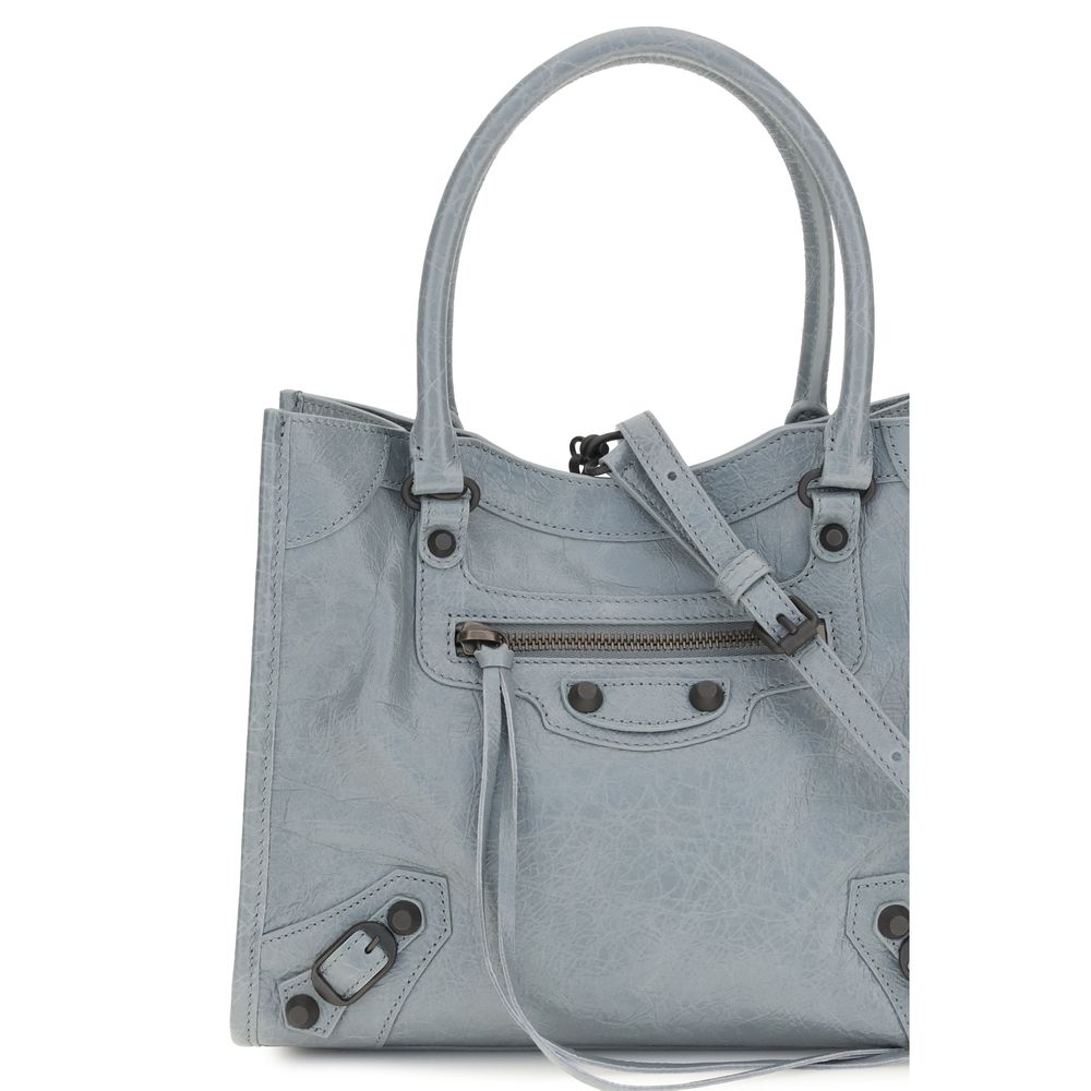 Bolso de mano Balenciaga Azul Cordero Ovis Aries