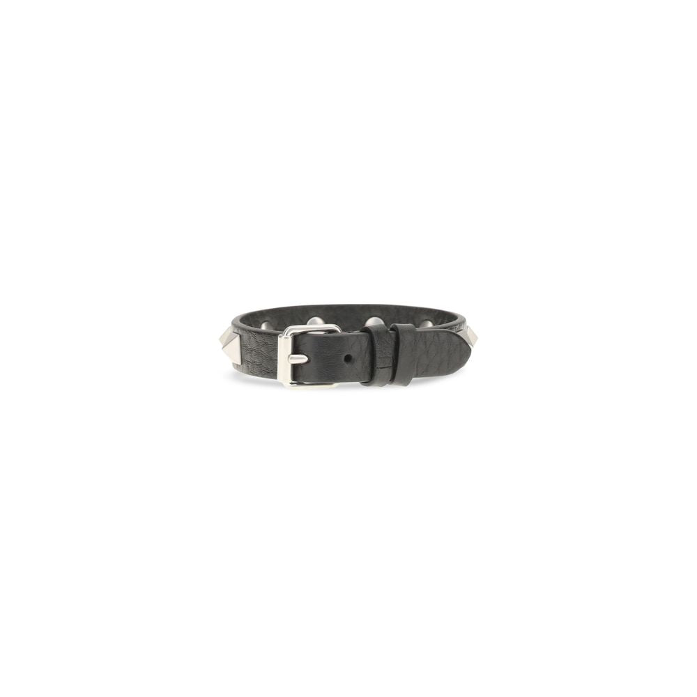 Valentino Garavani Black Calfskin Bracelet