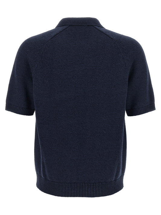 Polo Ralph Lauren Blue Linen Cardigan