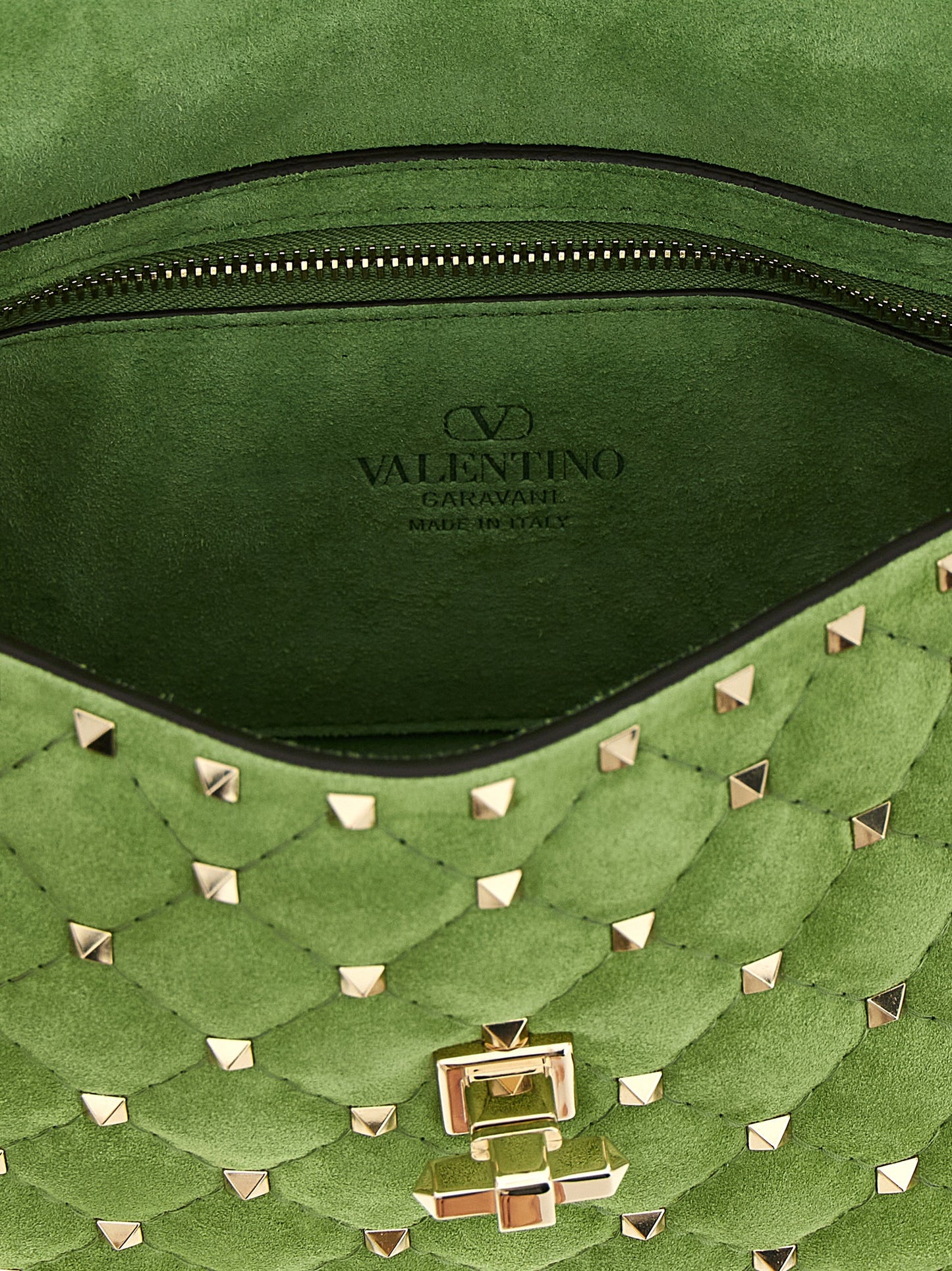 Bolso de hombro Valentino Garavani de piel de becerro bicolor