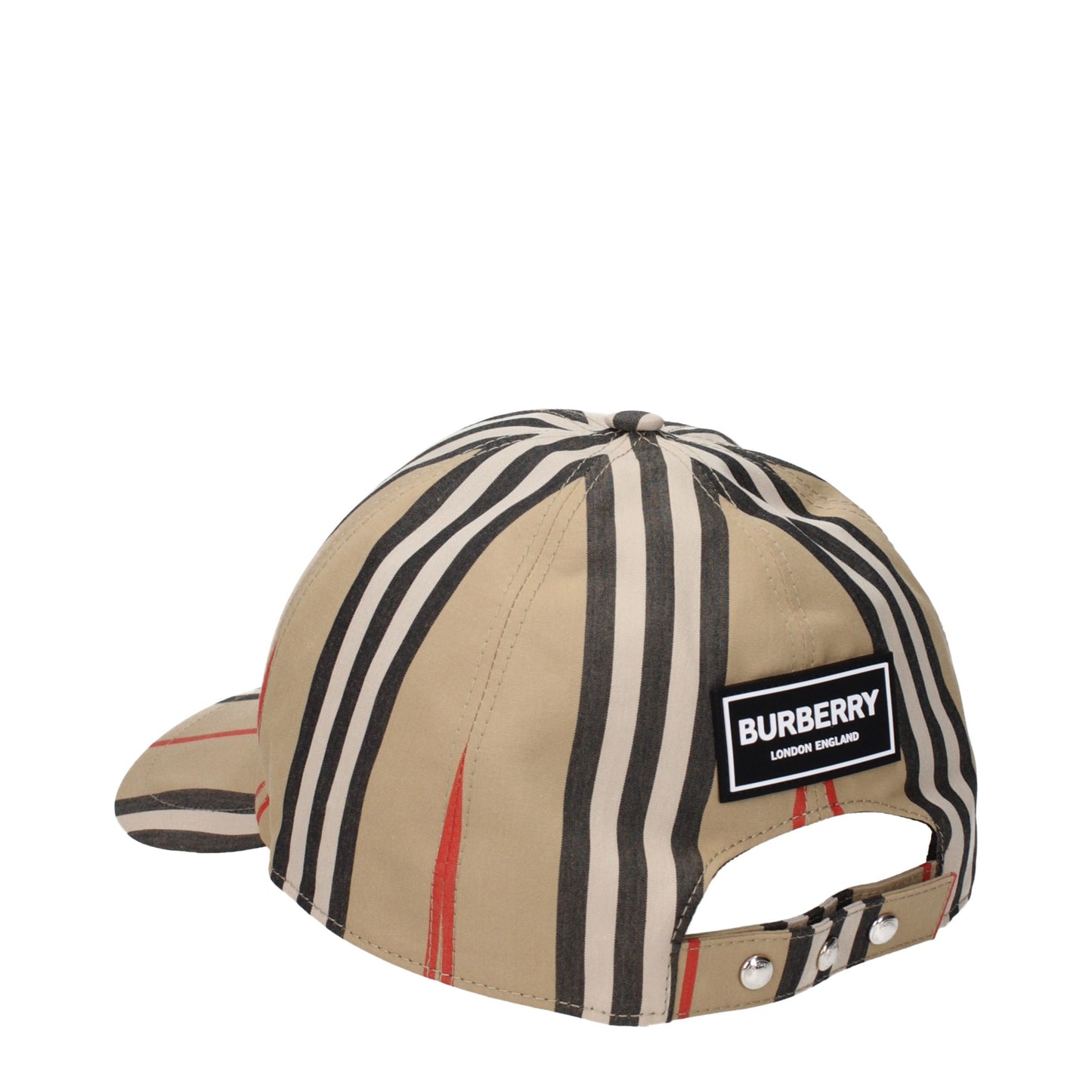 Casquette de baseball en coton beige Burberry avec finition neutre
