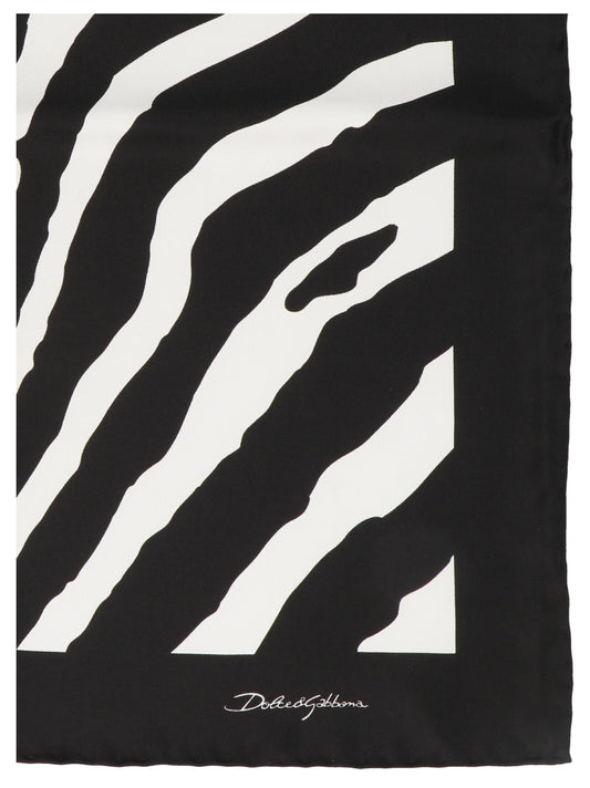 Foulard de seda bicolor de Dolce & Gabbana