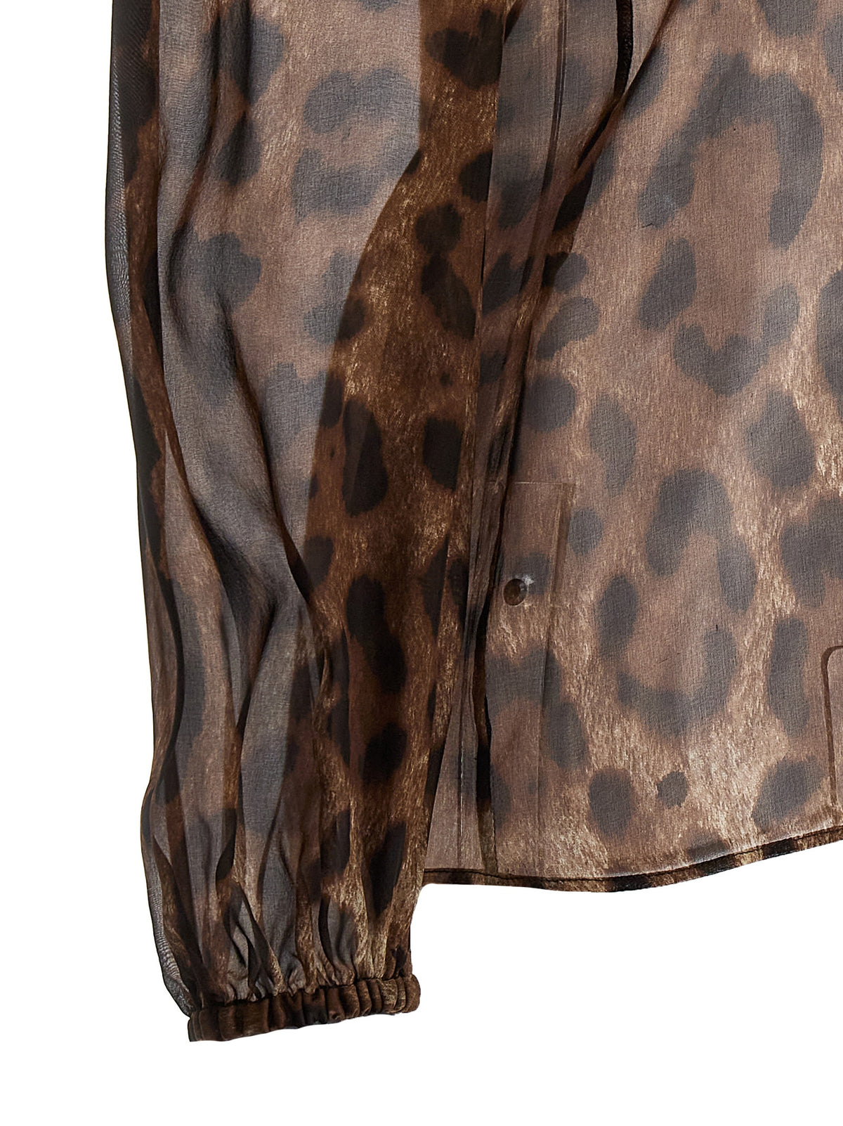 Dolce & Gabbana Blusa De Seda - Estampado Animal Multicolor