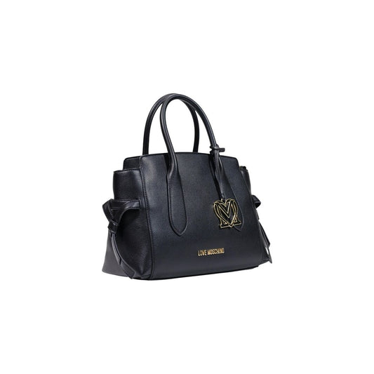 Bolso de mano Love Moschino de polietileno negro