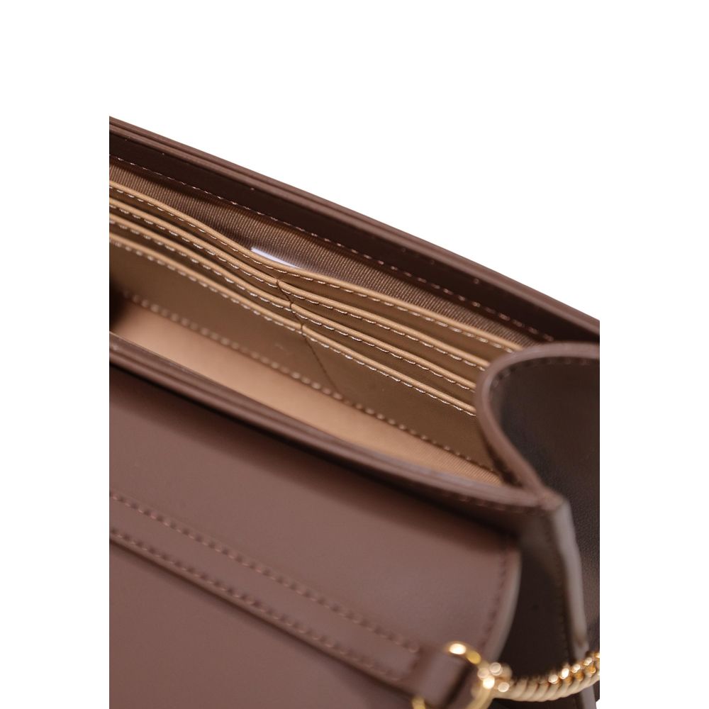 Bolso de mano Love Moschino marrón de polietileno