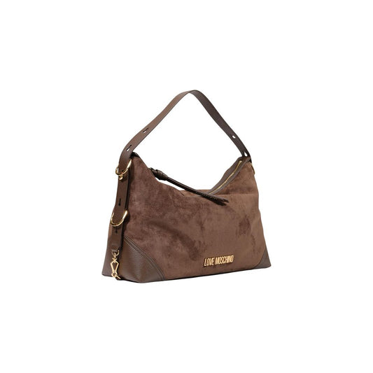 Bolso de mano Love Moschino de poliéster marrón