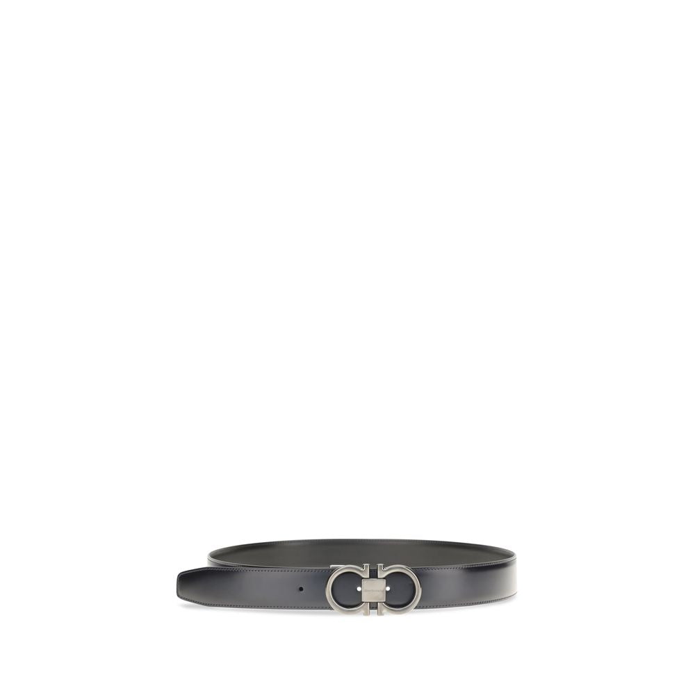 Ferragamo Blue Bos Taurus Regular Belt