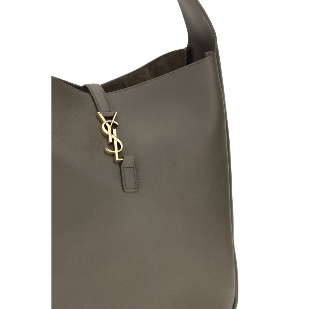 Bolso de hombro Saint Laurent bicolor de piel de ternera Bos Taurus