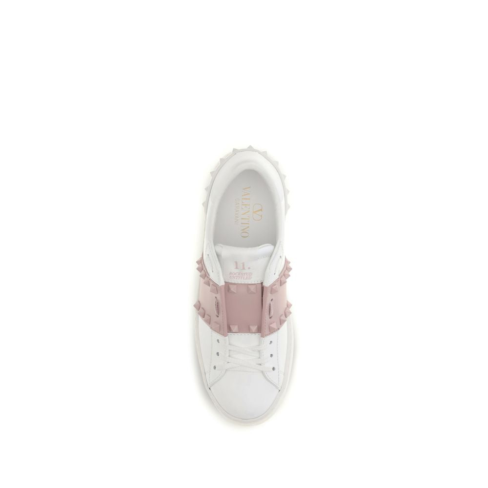 Zapatillas Valentino Garavani Bos Taurus De Piel Blanca Y Corte Bajo