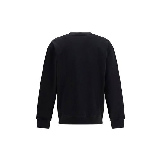 Sudadera Balmain de algodón negra