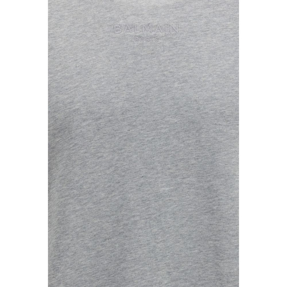 Sudadera Balmain de algodón gris