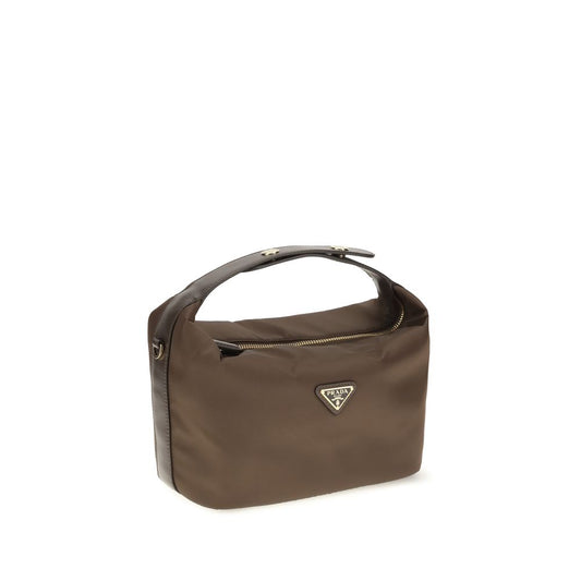 Bolso De Mano Prada Color Marrón De Poliamida Reciclada