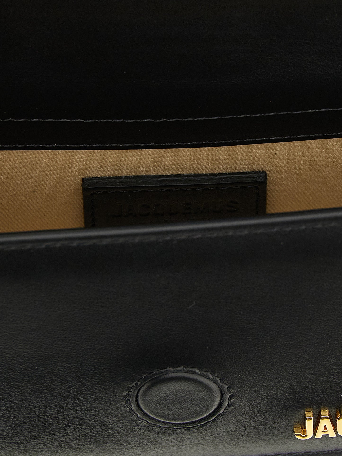 Bolso Jacquemus De Piel De Vaca Negro Modelo Le Bambino
