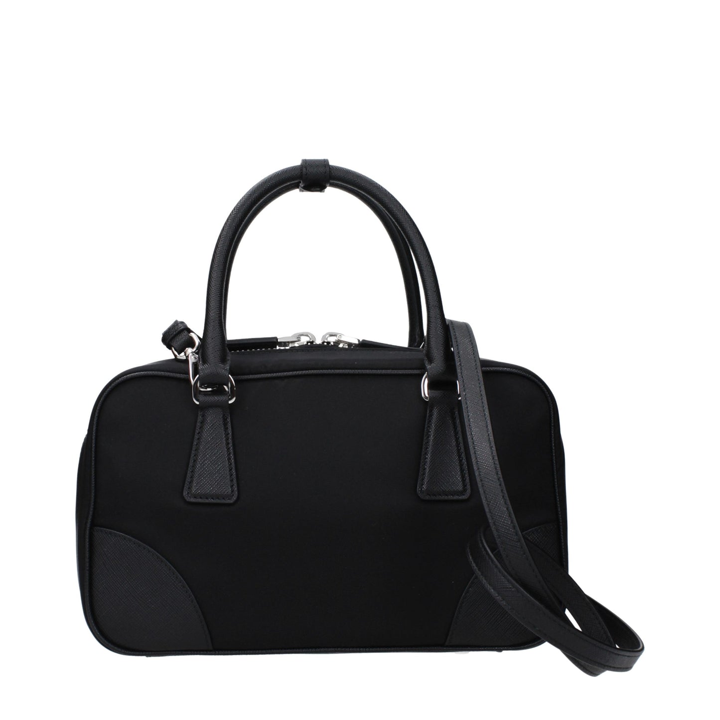 Bolso de tela negro Prada