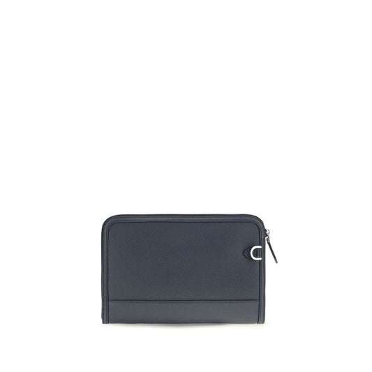 Bolso de mano Dolce & Gabbana de piel de becerro azul Bos Taurus