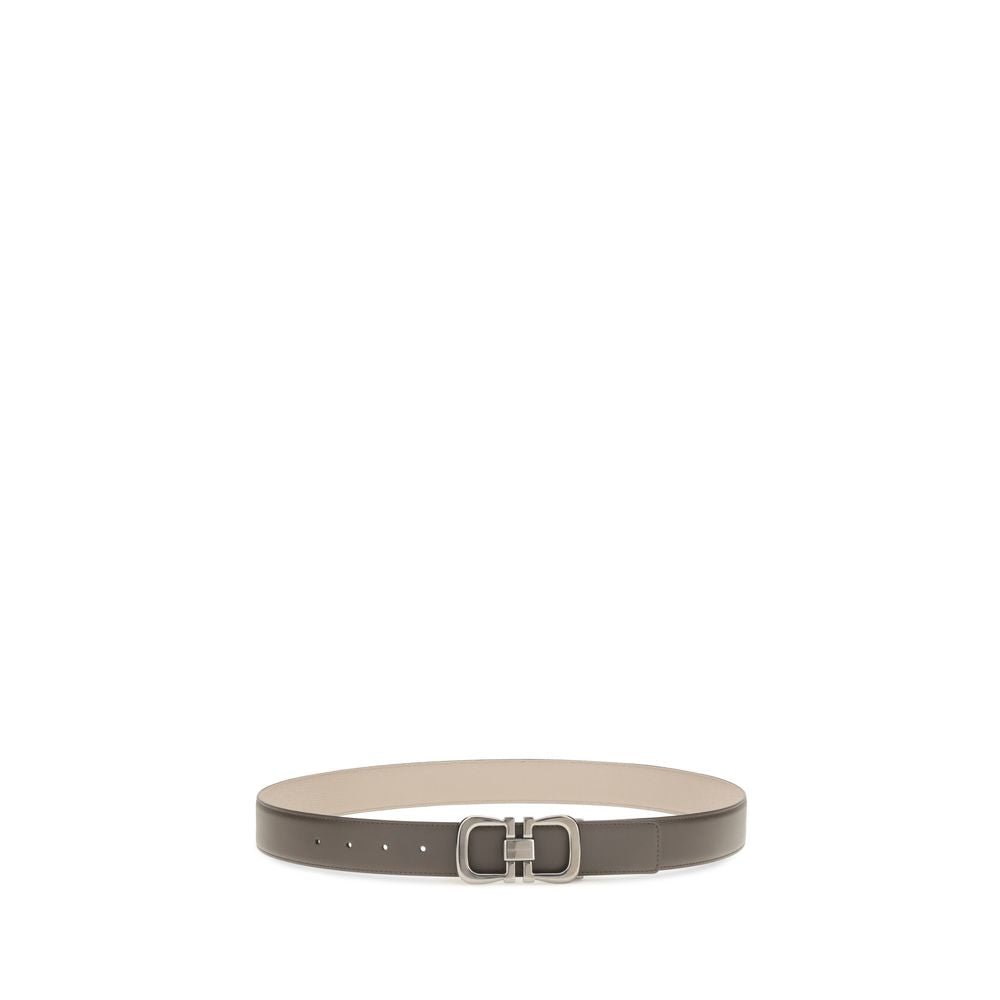Ferragamo Regular Calfskin Belt Brown Bos Taurus