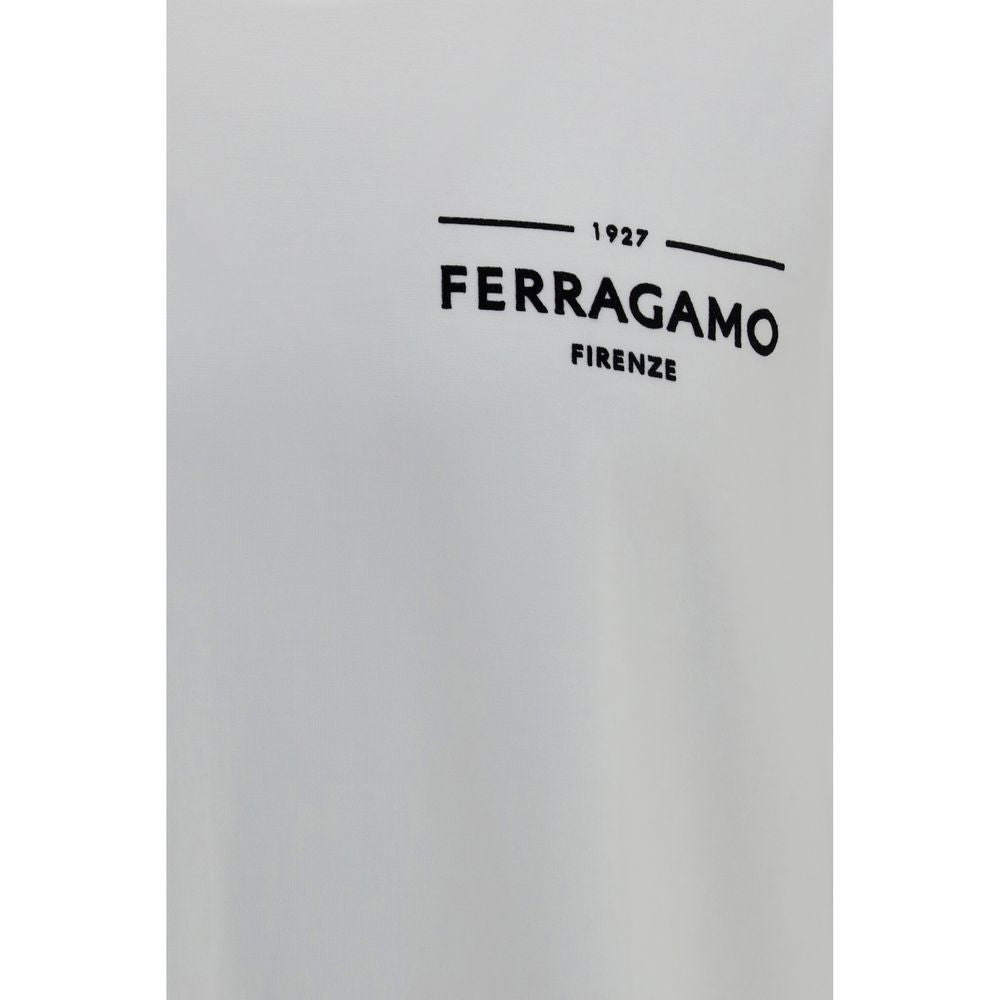 Soft Essential White Ferragamo Cotton T-Shirt