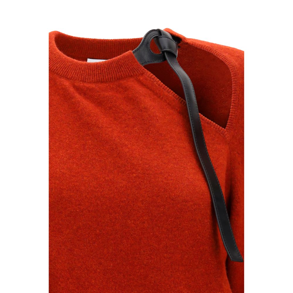 Sudadera De Lana Roja Ferragamo Versión Oves Aries