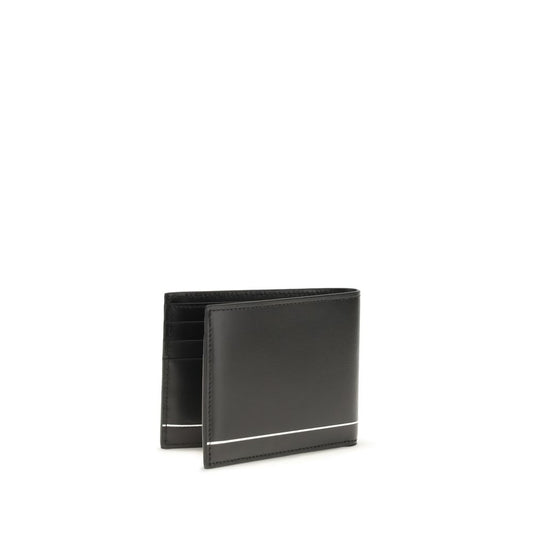 Cartera Ferragamo de piel de becerro negra Bos Taurus