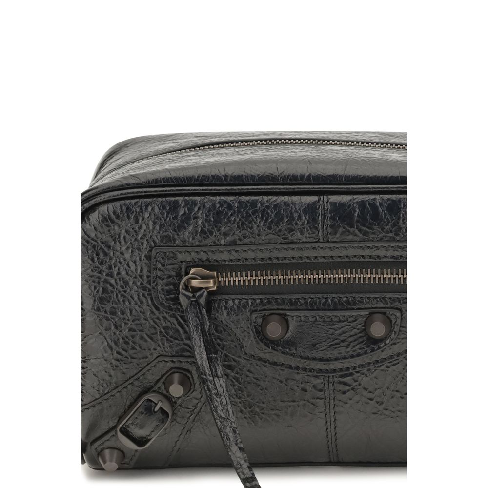 Portefeuille Balenciaga noir agneau Ovis Aries Aries