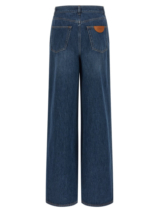 Vaqueros Chloé de algodón azul