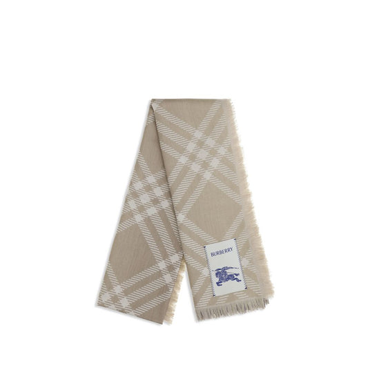 Bufanda Burberry de lana beige Oves Aries