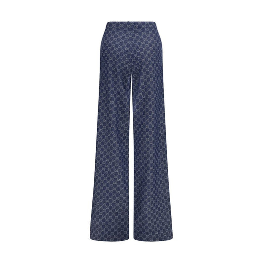 Pantalones casuales Gucci de algodón azul