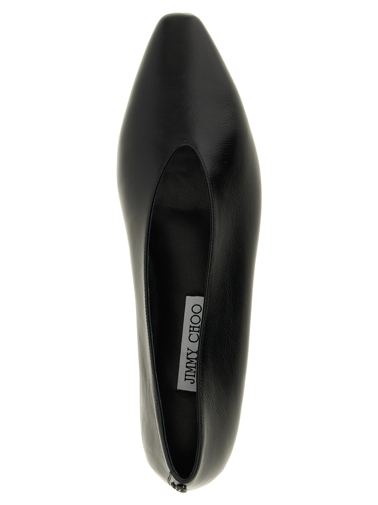 Ballerines en cuir noir modèle Margot de Jimmy Choo
