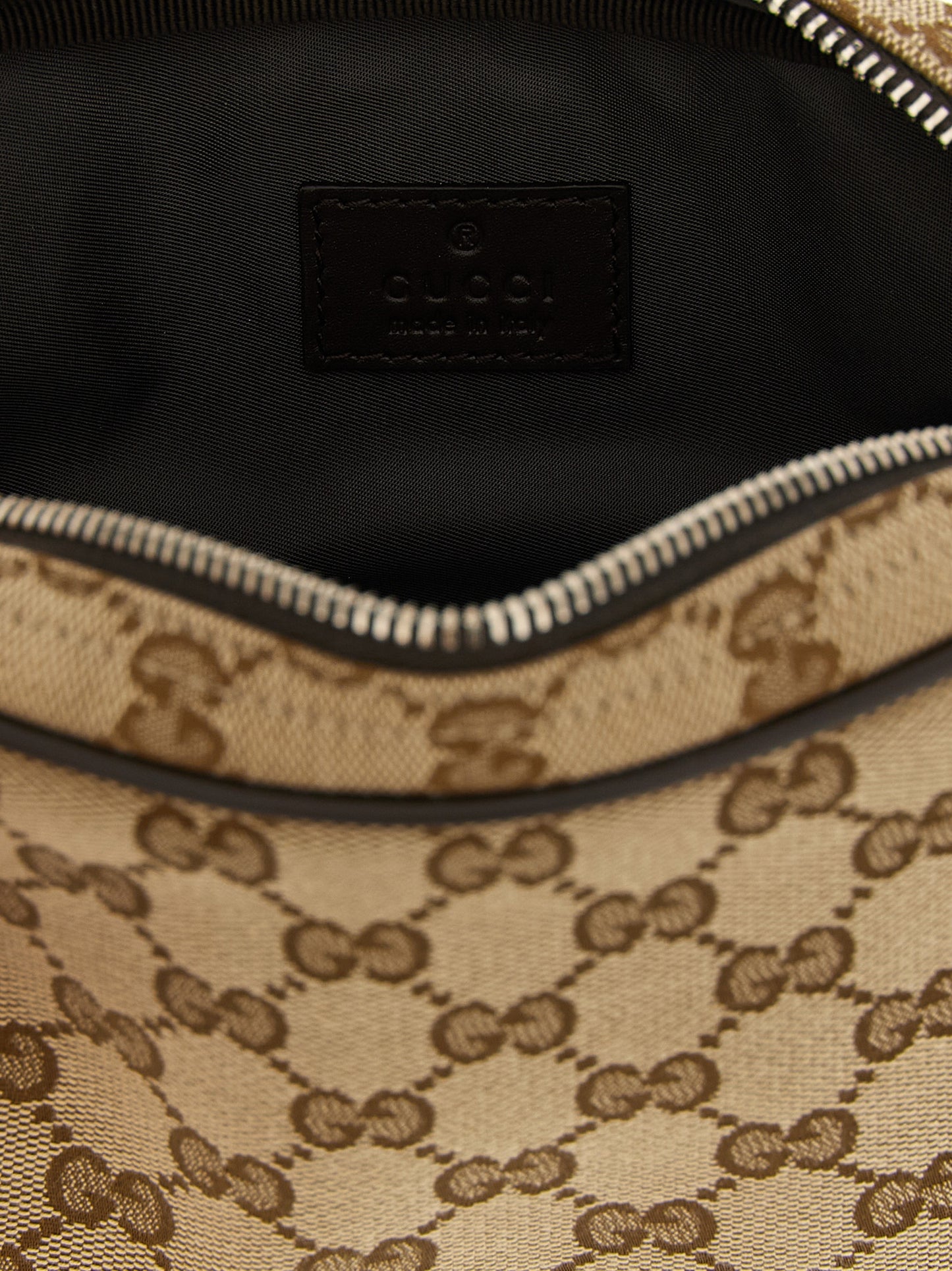 Sac bandoulière Gucci en polyester beige