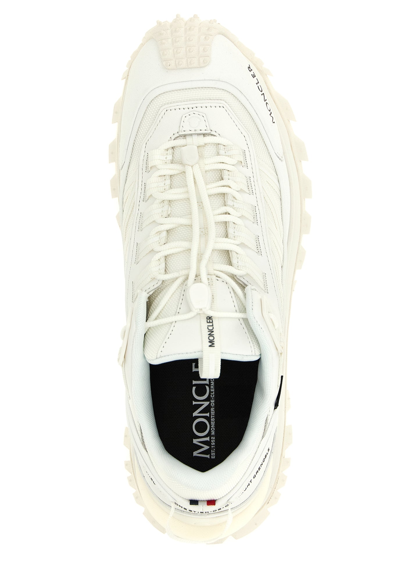 Zapatillas Deportivas De Cuero Moncler Color Blanco