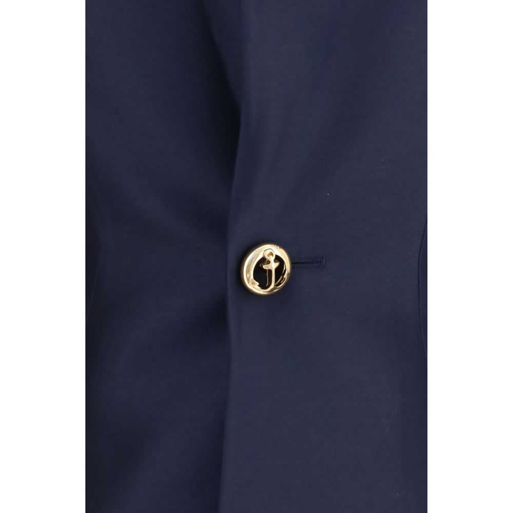 Vestido casual de lana azul Oves Aries de Balenciaga