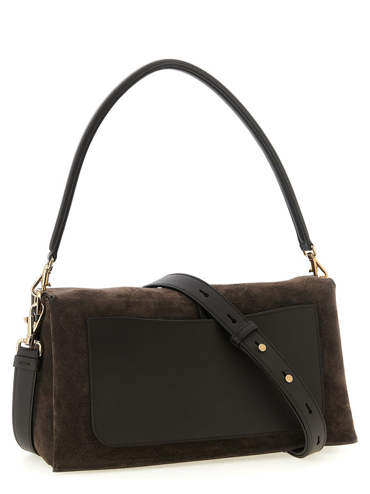 Bolso de hombro Tod's de piel de becerro marrón