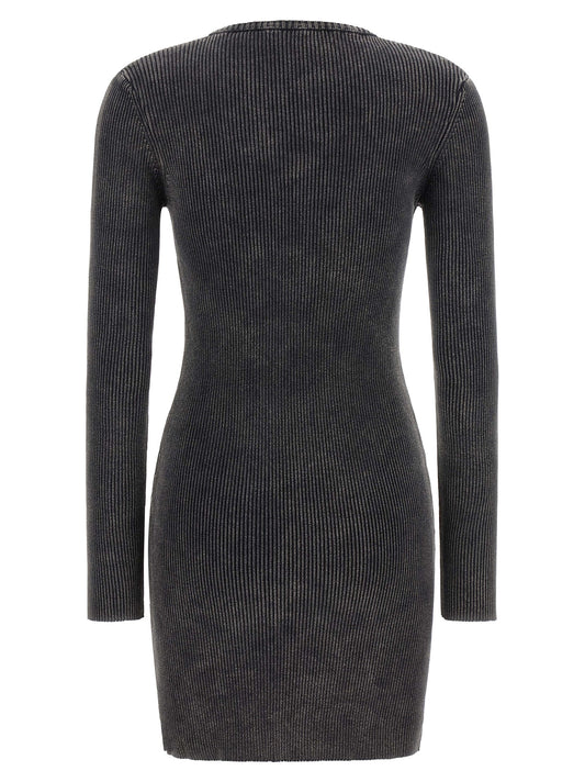 Minivestido Diesel de algodón negro